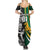 Custom New Zealand and South Africa Rugby Summer Maxi Dress Silver Fern Protea Pattern World Cup 2023 - Wonder Print Shop