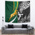 Custom New Zealand and South Africa Rugby Tapestry Silver Fern Protea Pattern World Cup 2023 - Wonder Print Shop