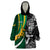 Custom New Zealand and South Africa Rugby Wearable Blanket Hoodie Silver Fern Protea Pattern World Cup 2023 - Wonder Print Shop