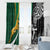Custom New Zealand and South Africa Rugby Window Curtain Silver Fern Protea Pattern World Cup 2023 - Wonder Print Shop