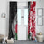 Custom New Zealand and England Rugby Window Curtain Silver Fern With Red Rose World Cup 2023 - Wonder Print Shop