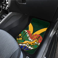 Custom South Africa Rugby Car Mats Stronger Together Stronger Forever Bokke World Cup 2023 - Wonder Print Shop