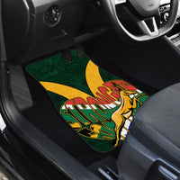 Custom South Africa Rugby Car Mats Stronger Together Stronger Forever Bokke World Cup 2023 - Wonder Print Shop