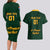 Custom South Africa Rugby Couples Matching Long Sleeve Bodycon Dress and Hawaiian Shirt Stronger Together Stronger Forever Bokke World Cup 2023 - Wonder Print Shop