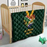 Custom South Africa Rugby Quilt Stronger Together Stronger Forever Bokke World Cup 2023 - Wonder Print Shop