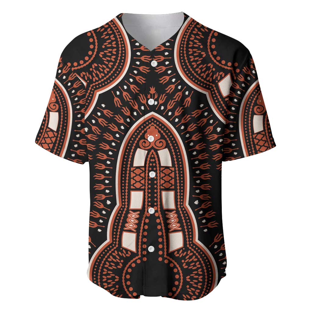 African Dashiki Pattern Vintage Baseball Jersey - Wonder Print Shop