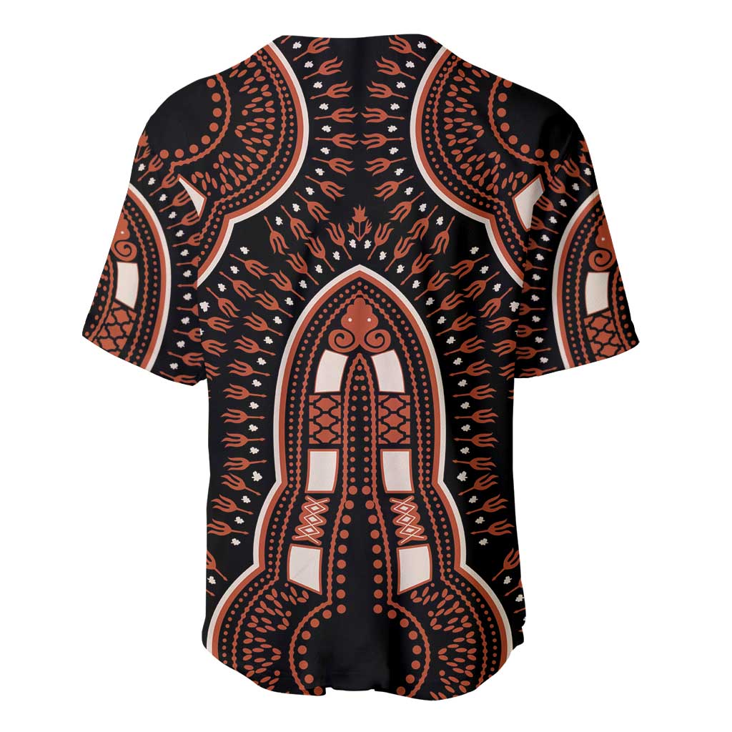 African Dashiki Pattern Vintage Baseball Jersey - Wonder Print Shop