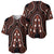 African Dashiki Pattern Vintage Baseball Jersey - Wonder Print Shop