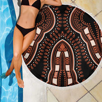 African Dashiki Pattern Vintage Beach Blanket - Wonder Print Shop
