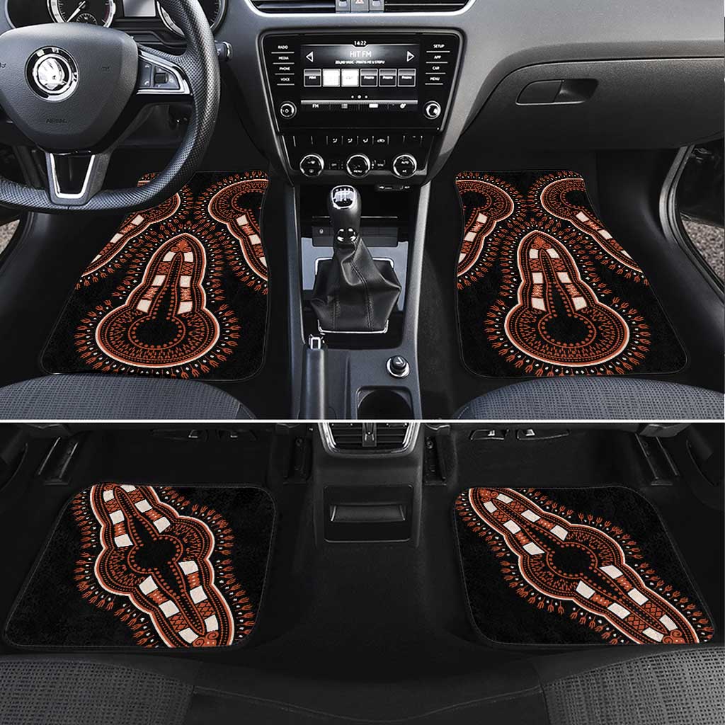 African Dashiki Pattern Vintage Car Mats - Wonder Print Shop