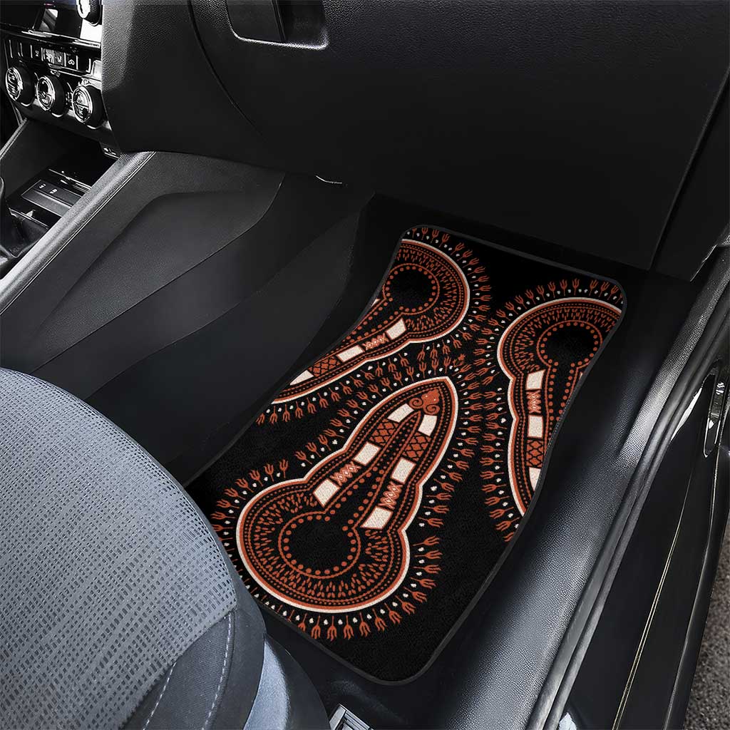 African Dashiki Pattern Vintage Car Mats - Wonder Print Shop