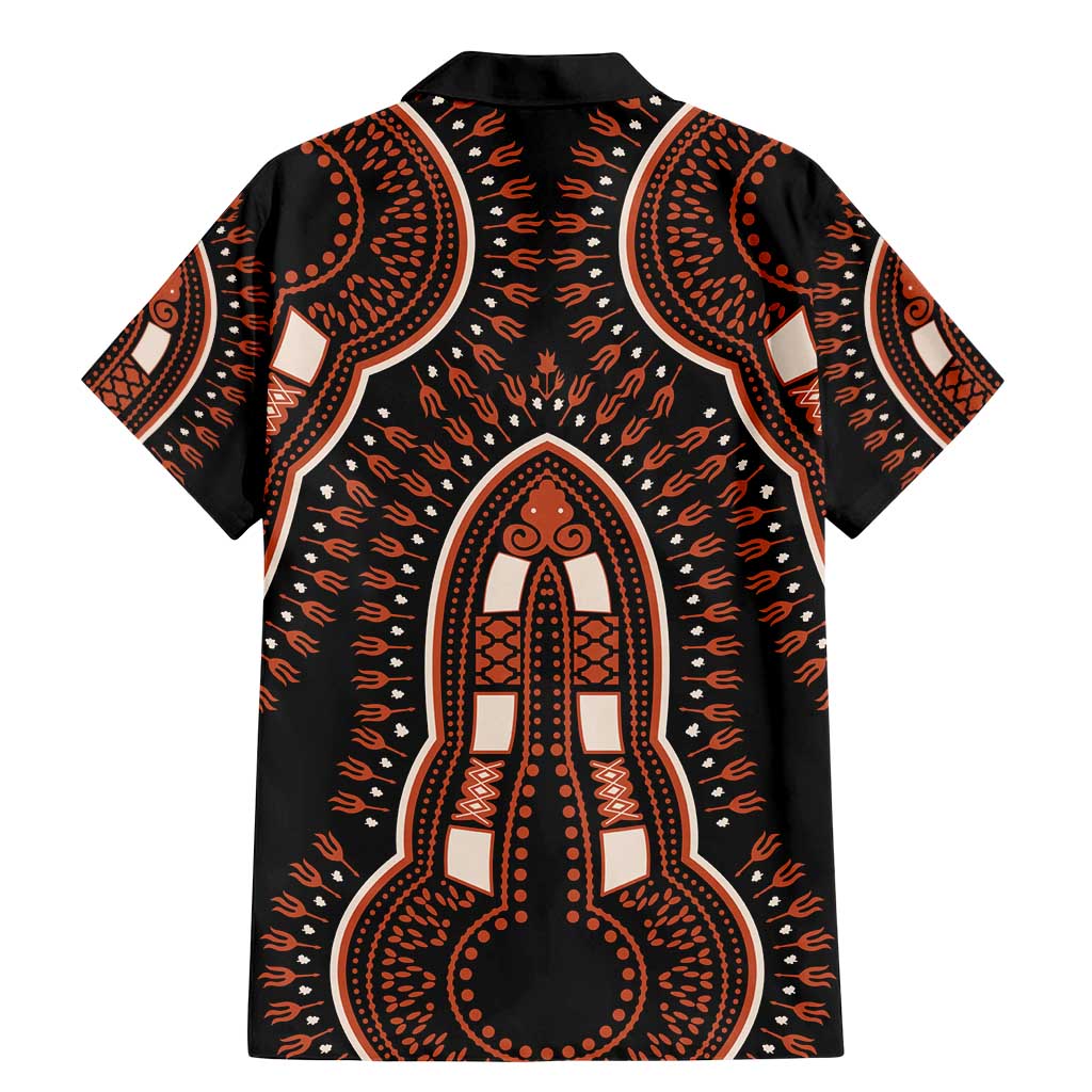 African Dashiki Pattern Vintage Family Matching Mermaid Dress and Hawaiian Shirt - Wonder Print Shop