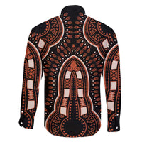 African Dashiki Pattern Vintage Family Matching Off The Shoulder Long Sleeve Dress and Hawaiian Shirt - Wonder Print Shop