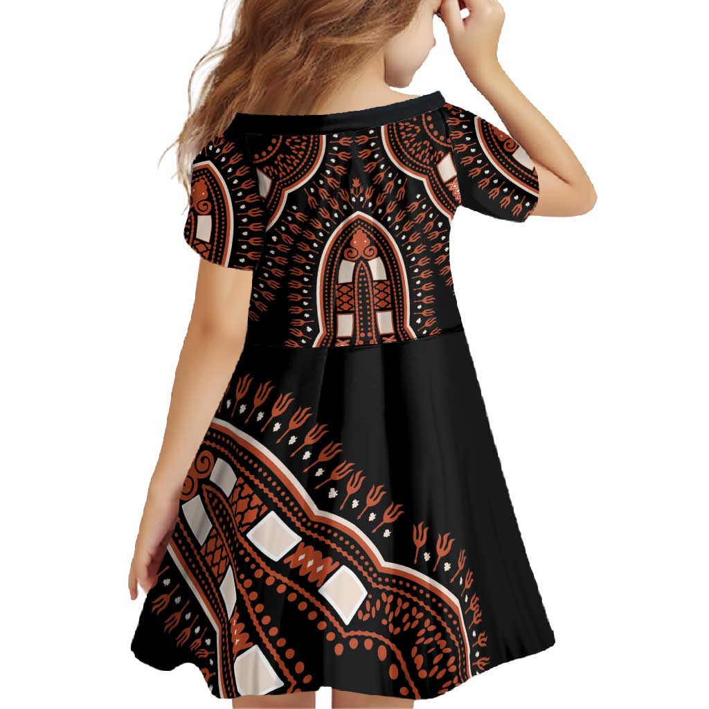 African Dashiki Pattern Vintage Family Matching Tank Maxi Dress and Hawaiian Shirt - Wonder Print Shop