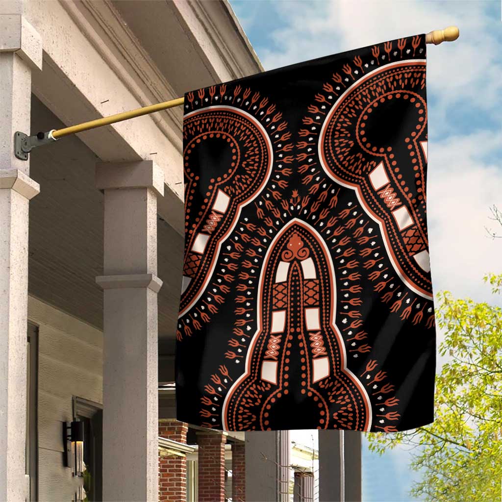 African Dashiki Pattern Vintage Garden Flag - Wonder Print Shop