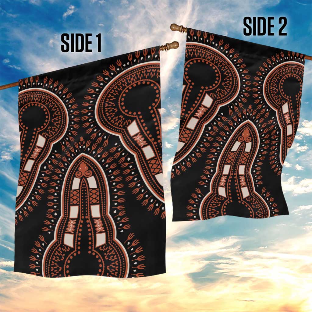 African Dashiki Pattern Vintage Garden Flag - Wonder Print Shop