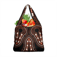 African Dashiki Pattern Vintage Grocery Bag