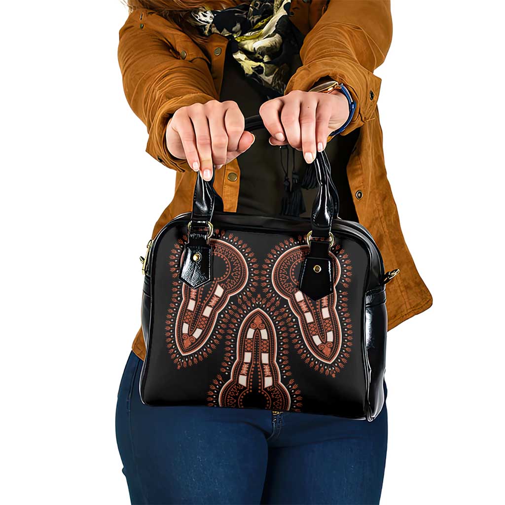 African Dashiki Pattern Vintage Shoulder Handbag