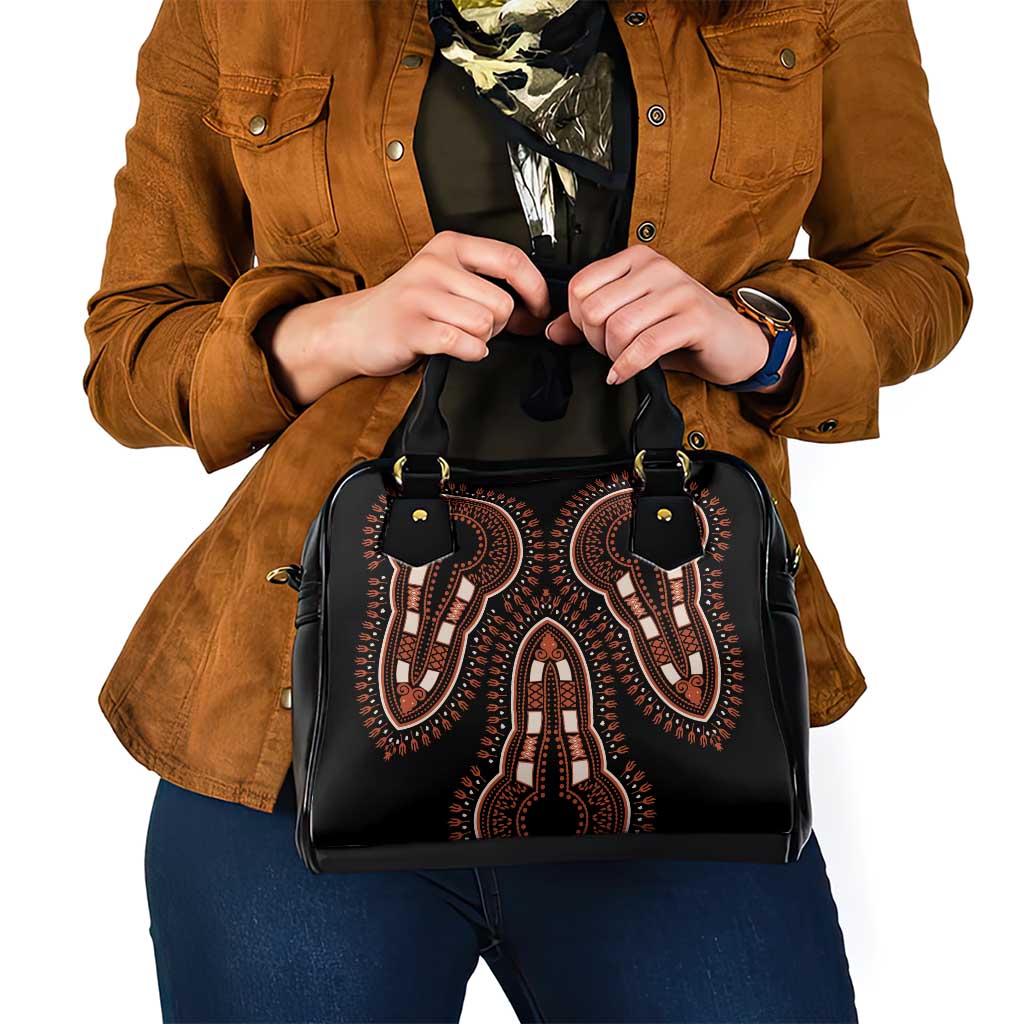 African Dashiki Pattern Vintage Shoulder Handbag