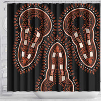 African Dashiki Pattern Vintage Shower Curtain
