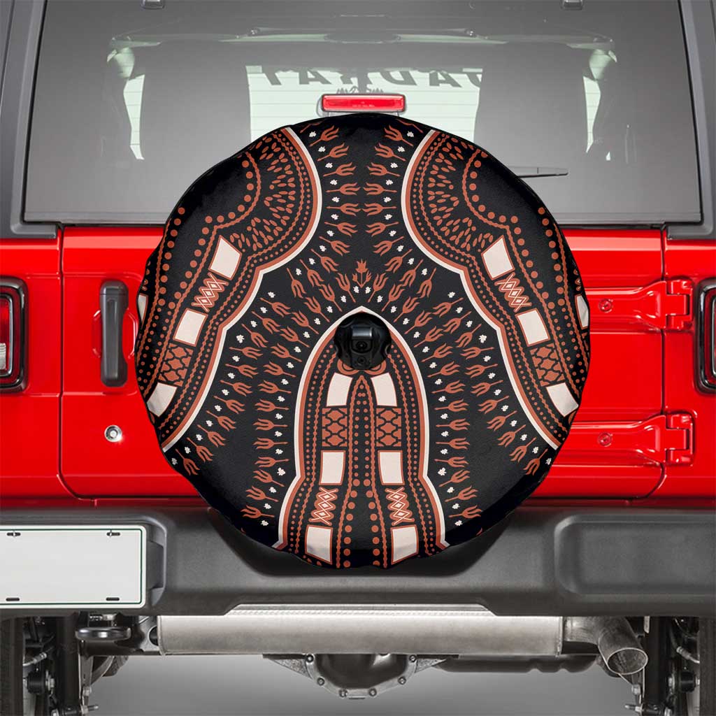 African Dashiki Pattern Vintage Spare Tire Cover - Wonder Print Shop