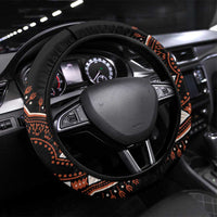 African Dashiki Pattern Vintage Steering Wheel Cover - Wonder Print Shop