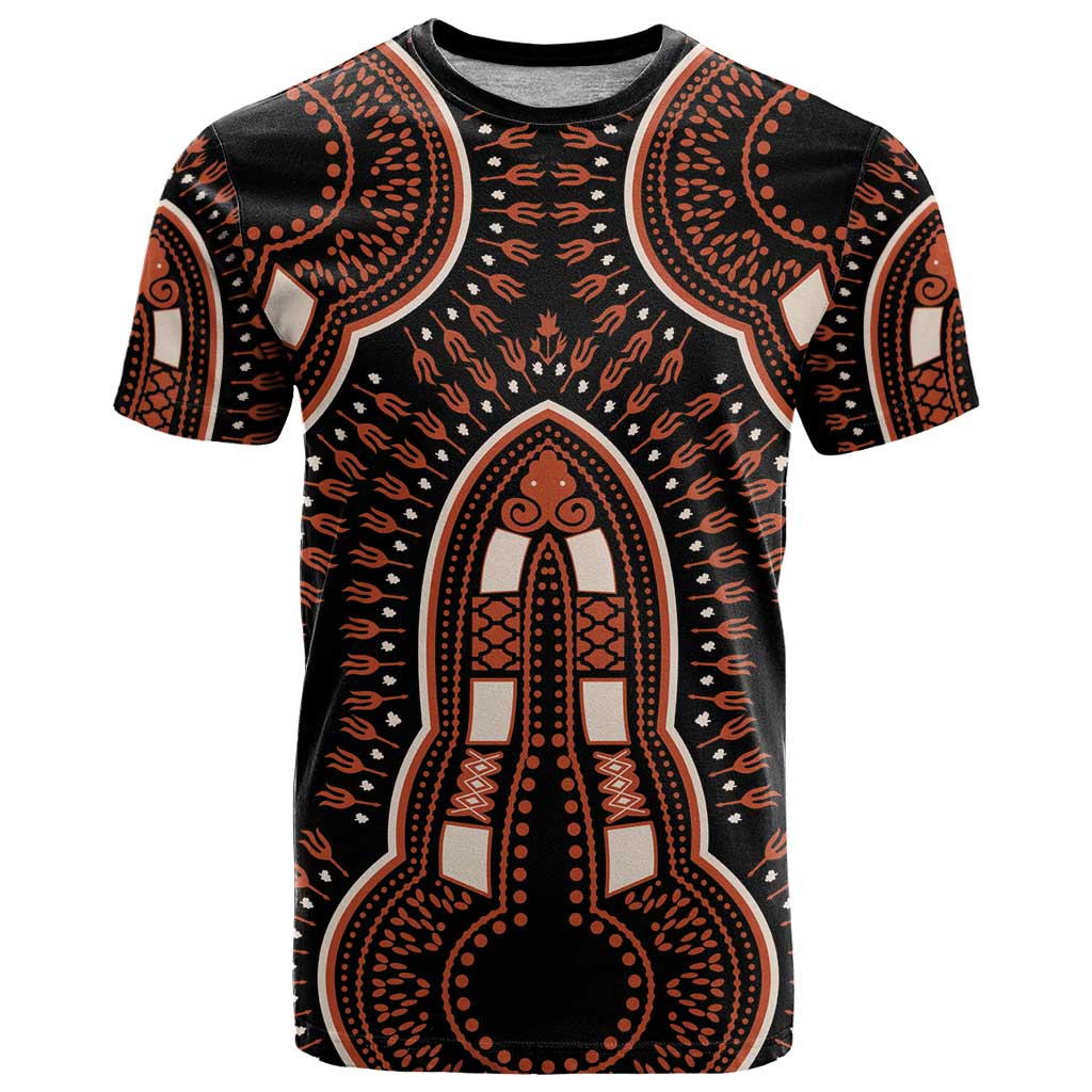 African Dashiki Pattern Vintage T Shirt - Wonder Print Shop