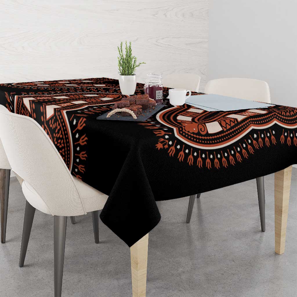 African Dashiki Pattern Vintage Tablecloth - Wonder Print Shop