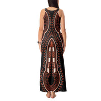 African Dashiki Pattern Vintage Tank Maxi Dress - Wonder Print Shop