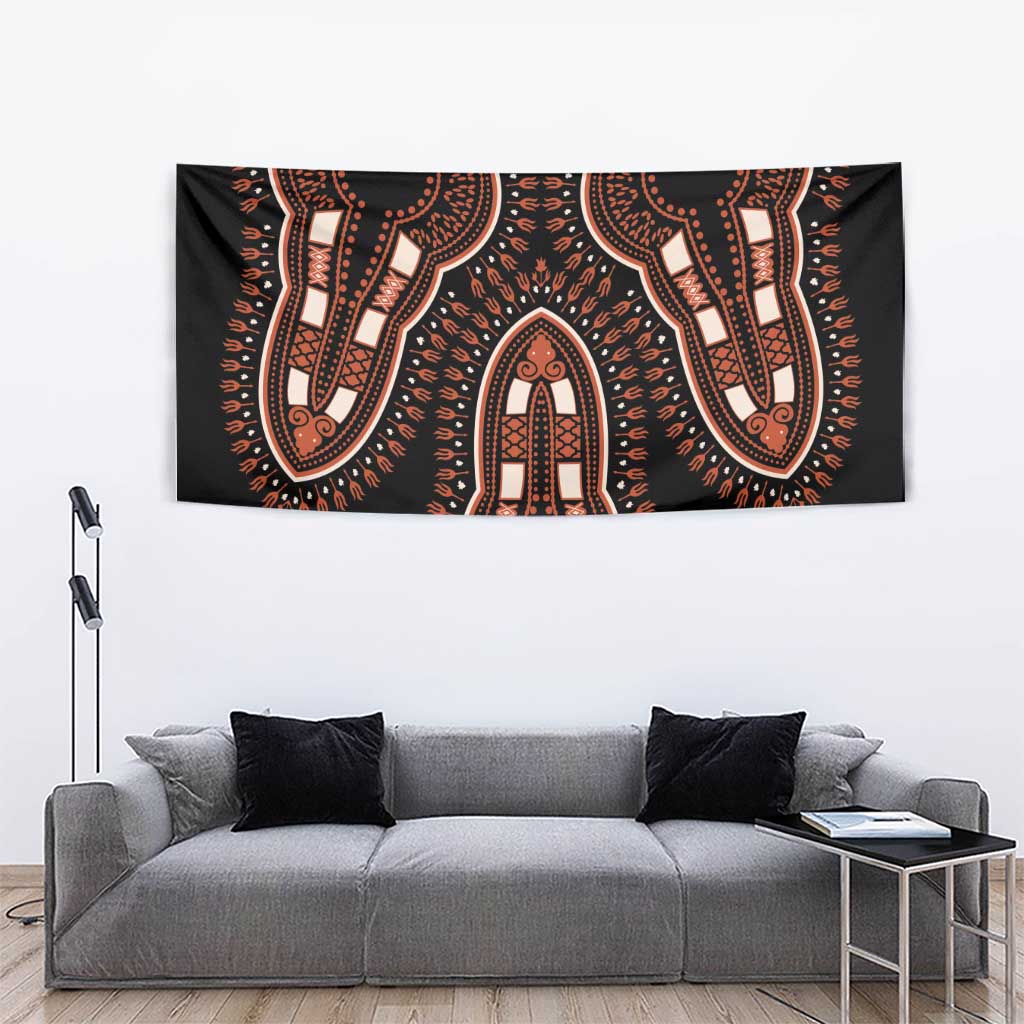 African Dashiki Pattern Vintage Tapestry - Wonder Print Shop