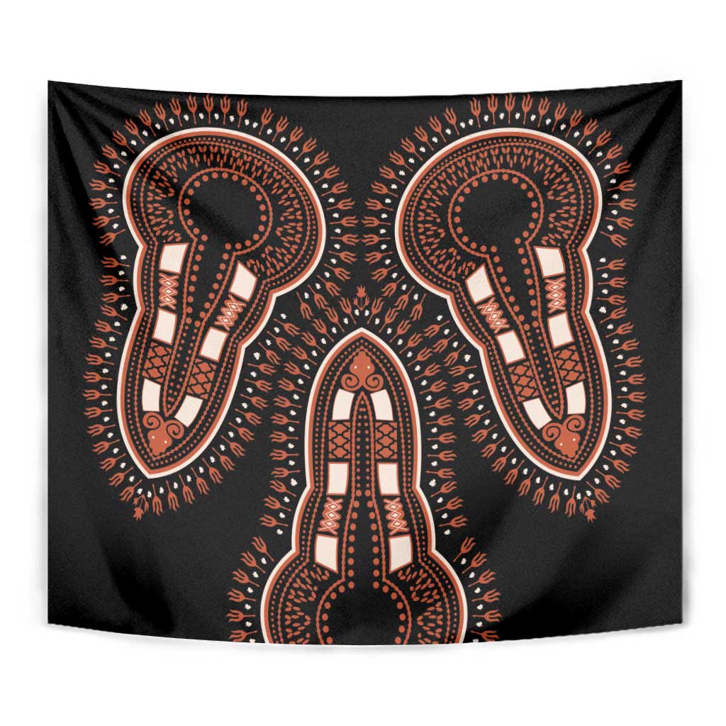 African Dashiki Pattern Vintage Tapestry - Wonder Print Shop