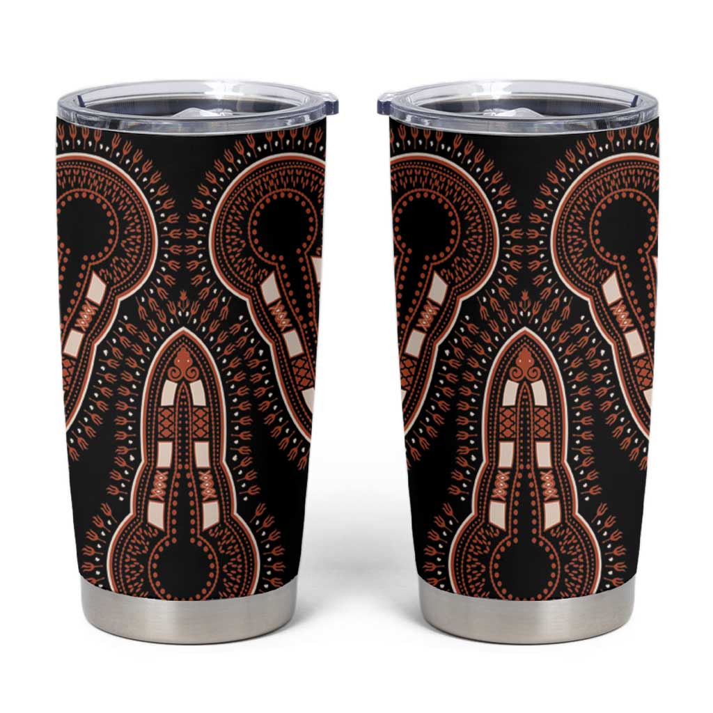 African Dashiki Pattern Vintage Tumbler Cup - Wonder Print Shop
