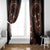 African Dashiki Pattern Vintage Window Curtain - Wonder Print Shop