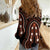 African Dashiki Pattern Vintage Women Casual Shirt - Wonder Print Shop