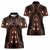 African Dashiki Pattern Vintage Women Polo Shirt - Wonder Print Shop