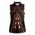 African Dashiki Pattern Vintage Women Sleeveless Polo Shirt - Wonder Print Shop