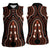 African Dashiki Pattern Vintage Women Sleeveless Polo Shirt - Wonder Print Shop