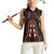 African Dashiki Pattern Vintage Women Sleeveless Polo Shirt - Wonder Print Shop