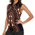 African Dashiki Pattern Vintage Women Sleeveless Polo Shirt - Wonder Print Shop