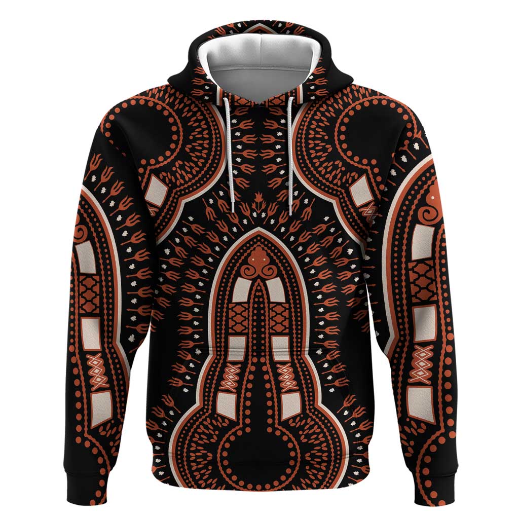 African Dashiki Pattern Vintage Zip Hoodie - Wonder Print Shop