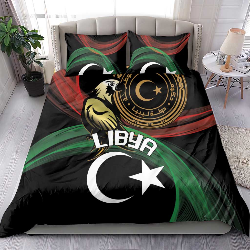 Libya Bedding Set White Star And Crescent - Wonder Print Shop