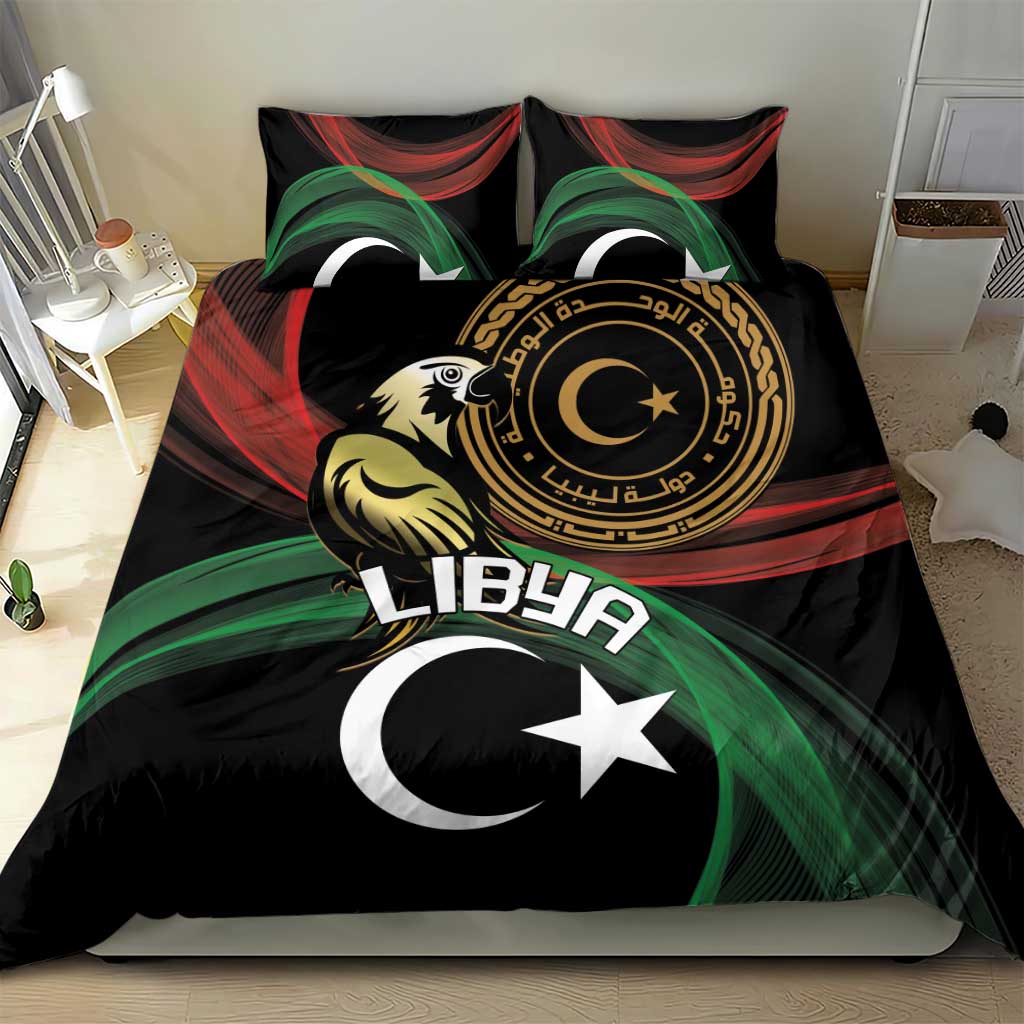Libya Bedding Set White Star And Crescent - Wonder Print Shop