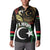 Personalized Libya Button Sweatshirt White Star And Crescent - Wonder Print Shop