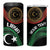 Personalized Libya 4 in 1 Can Cooler Tumbler White Star And Crescent - Wonder Print Shop