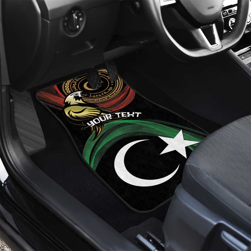 Libya Car Mats White Star And Crescent - Wonder Print Shop