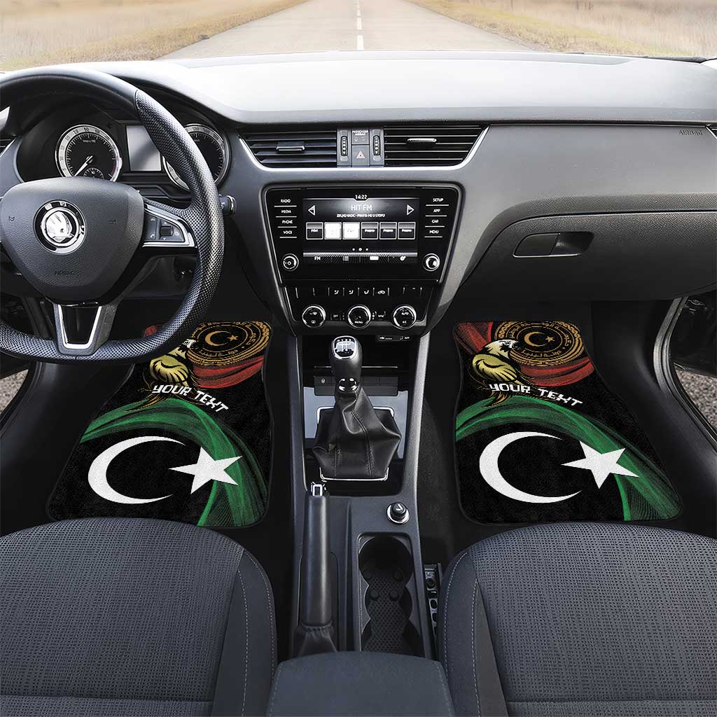 Libya Car Mats White Star And Crescent - Wonder Print Shop