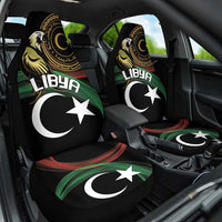 Libya Car Seat Cover White Star And Crescent - Wonder Print Shop