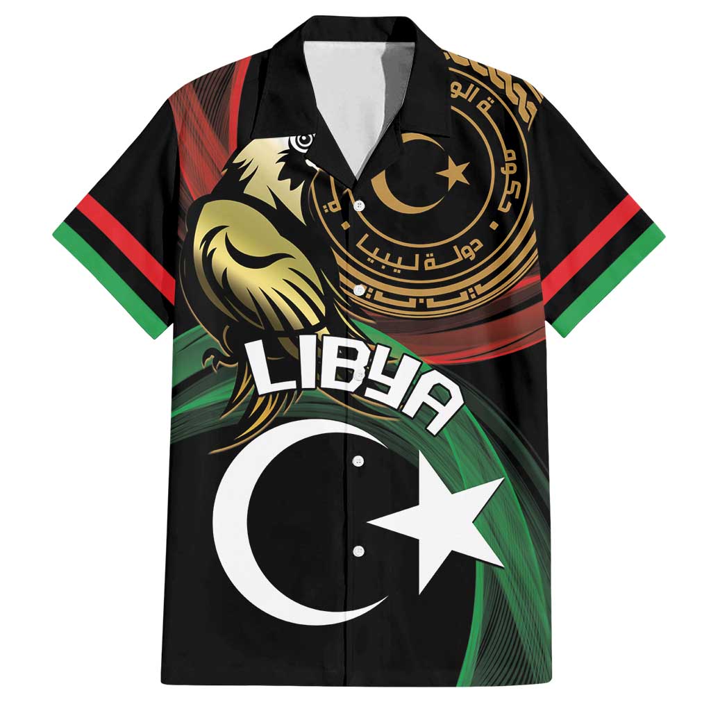 Personalized Libya Family Matching Long Sleeve Bodycon Dress and Hawaiian Shirt White Star And Crescent - Wonder Print Shop