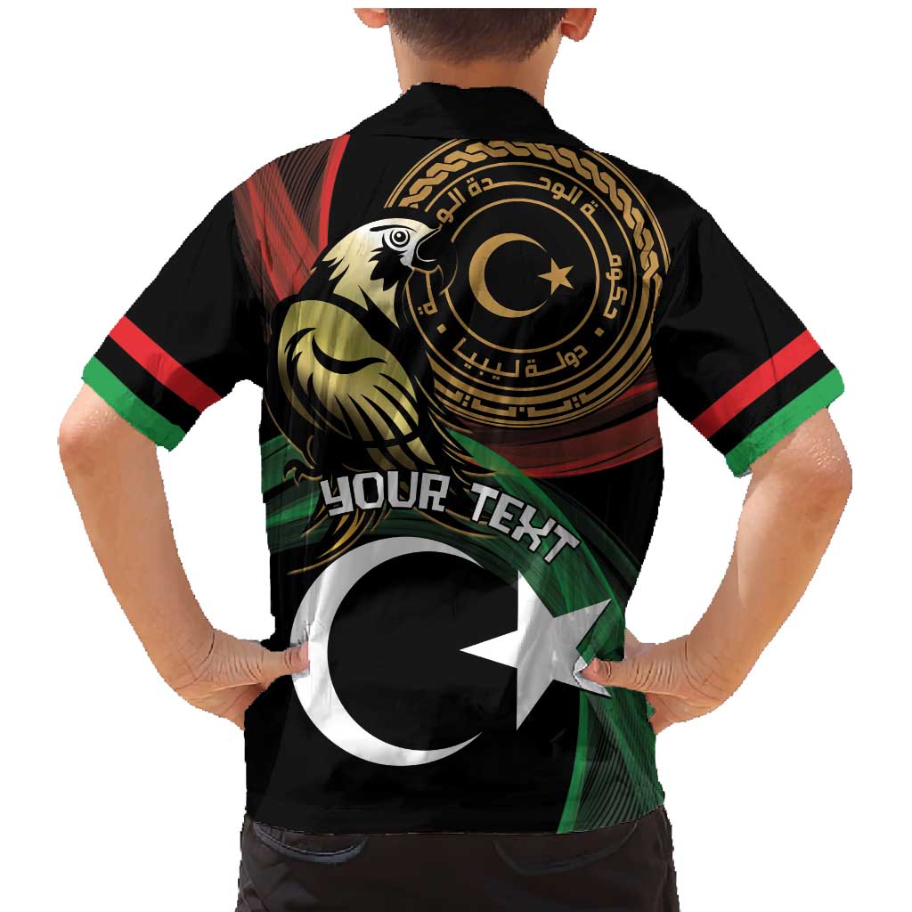 Personalized Libya Family Matching Mermaid Dress and Hawaiian Shirt White Star And Crescent - Wonder Print Shop