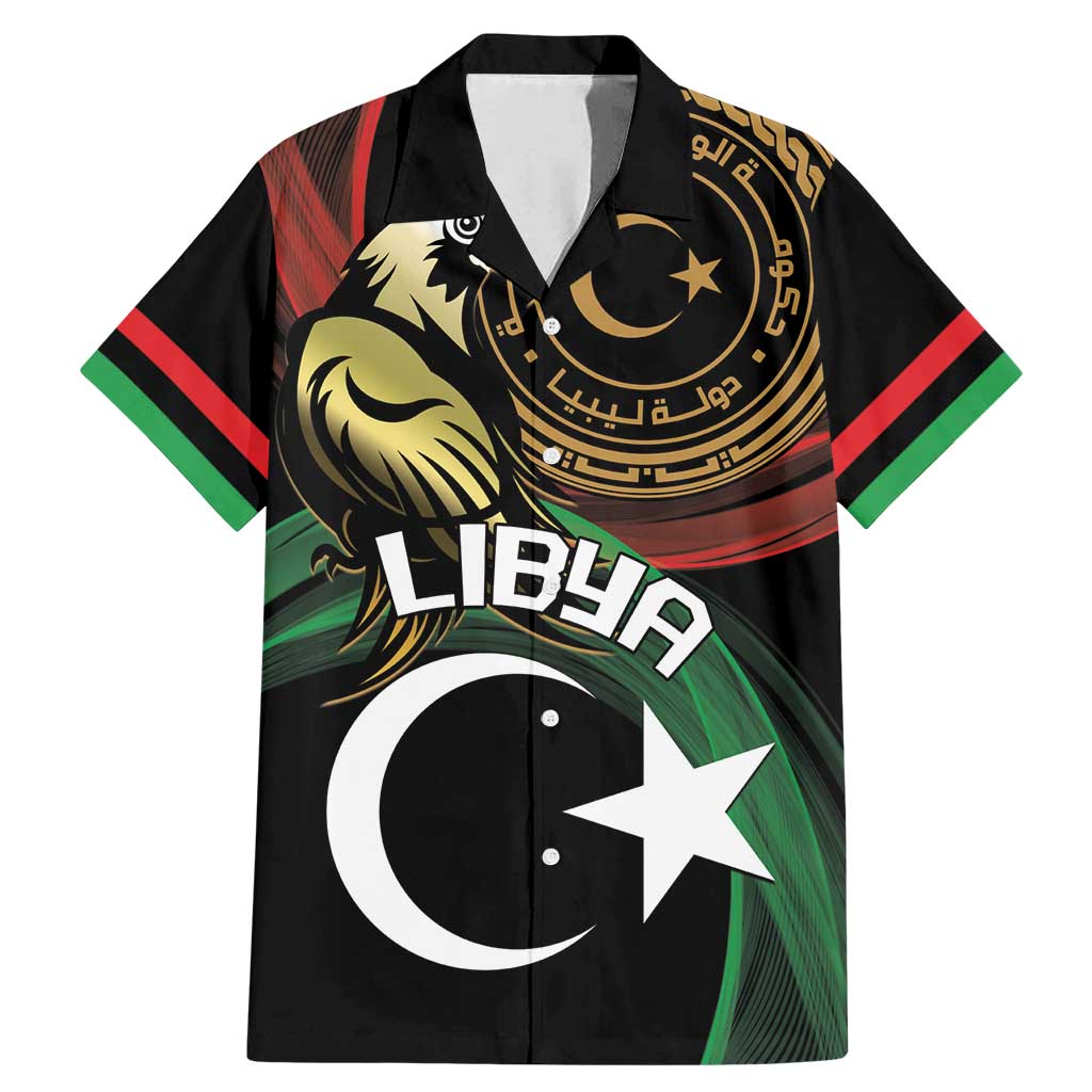 Personalized Libya Family Matching Mermaid Dress and Hawaiian Shirt White Star And Crescent - Wonder Print Shop